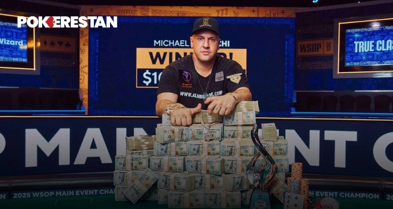 قهرمانی تاریخی مایکل میزرچی در WSOP 2025 1 Pokerestan مایکل میزرچی با جایزه ۱۰ میلیون دلاری قهرمانی WSOP 2025
